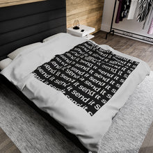 PARK CITY SEND IT SUBLIMINAL SLEEP MACHINE Velveteen Plush Blanket