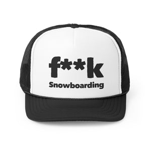 F**K SNOWBOARDING PARK CITY DEER VALLEY ALTA Trucker Cap Hat