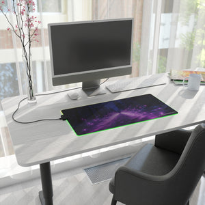LED GAME PAD FUTURE PARK CITY GATEWAY - LED GAMING PRO PAD "Embrace the Dark Side with Our Ski Fantasy LED Gaming Mouse Pad! Rule the Digital Slopes with Precision and LED Brilliance. Your Victory Awaits - Seize it Now!"