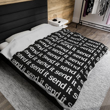PARK CITY SEND IT SUBLIMINAL SLEEP MACHINE Velveteen Plush Blanket
