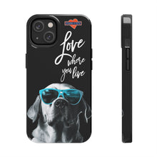 BARK CITY LOVE WHERE YOU LIVE Lab Lunettes Park City Dog Town Utah Iphone Protective Iphone Case