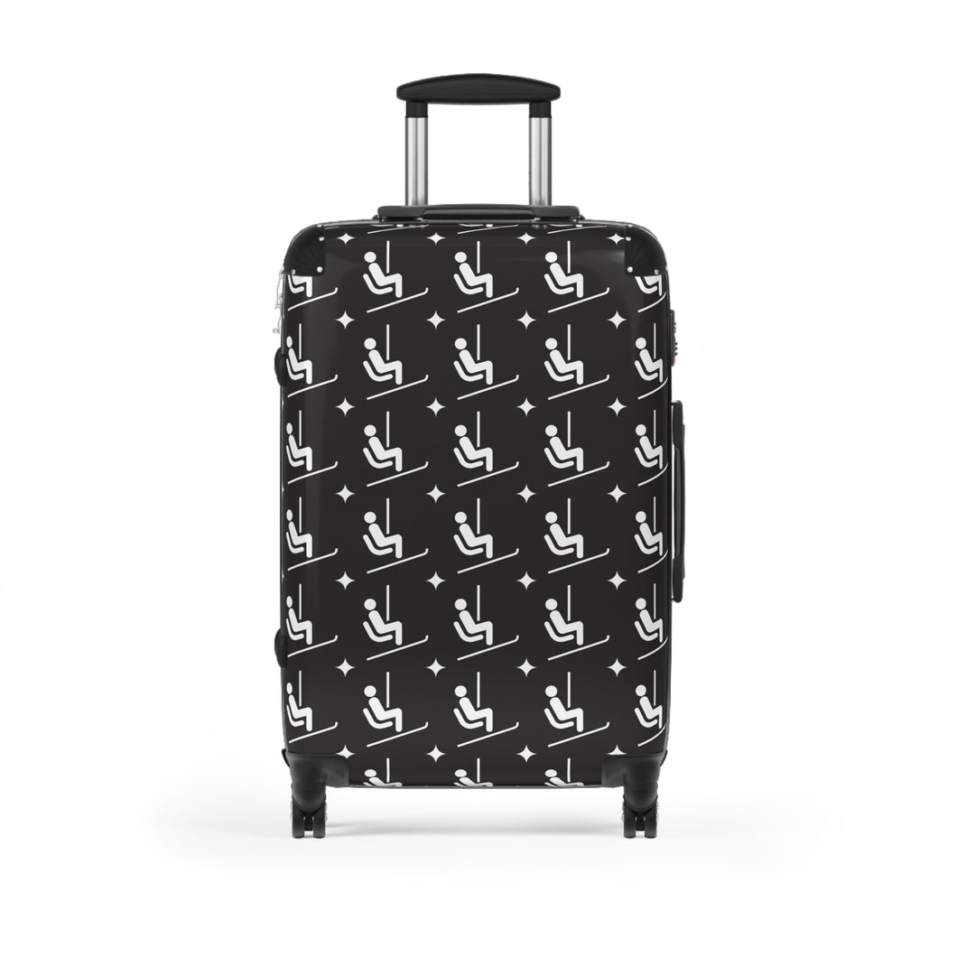 PARK CITY SINGLE SKIER Mountain Chairlift Global Travel Suitcase