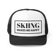 SKIING PARK CITY MAKES ME HAPPY Trucker Cap Hat