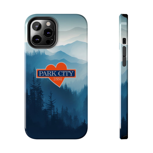 PARK CITY LOVE WHERE YOU LIVE Mountain Escape Ski Snowboard Mountain Art Haute Cloud Utah Tough Iphone Phone Case