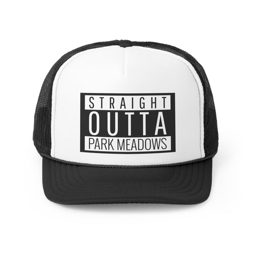 STRAIGHT OUTTA PARK MEADOWS Park City Utah Trucker Cap Hat