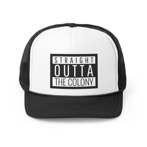 STRAIGHT OUTTA THE COLONY Park City Utah Trucker Cap Hat