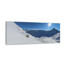 FRENCH ALPS COURCHEVEL 1850 PARK CITY SISTER CITY FANTASY Custom Canvas Snowboard Print by Haute Cloud