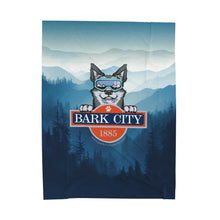 BARK CITY PARK CITY PATROL DOG "BOONE" Velveteen Plush Blanket