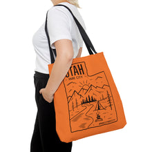 SHOP TOTE PARK CITY BEST CITY UTAH Eco Friendly Shopping Tote Bag perfect for quick trips around town clothing, gear, snacks, food