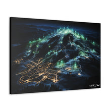 FUTURE PARK CITY ART UTOPIAN Original Inter-dimensional mountain ART by Haute Cloud – a mesmerizing blend of nature & mountain fantasy on Canvas Gallery in our Dreamscape Collection