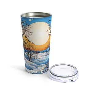 COFFEE TEA PARK CITY MOUNTAIN MORNING Perfect Tumbler : Unlock Daily Inspiration with a Park City Ski Original Tumbler - Mountain Art, Hot & Cold, Eco-Friendly, Office & Travel Use - Elevate Your Life!" Tumbler 20oz