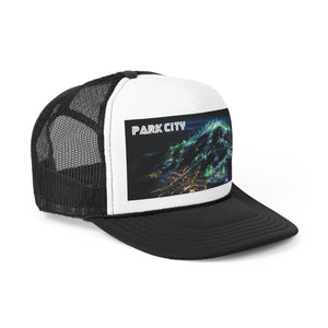 PARK CITY NIGHT SKI GAMES Future PC Winter Playground Trucker Cap Hat