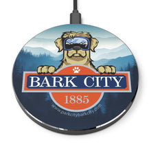 WIRELESS IPHONE CHARGER BARK CITY IS CALLING & I MUST GO "WALKING" Wireless Phone Charger, Ski Park City Utah Dogs Dog Woof