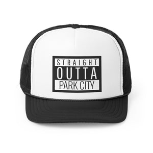 STRAIGHT OUTTA PARK CITY Utah Trucker Cap Hat
