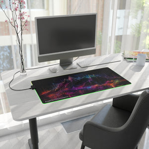 FUTURE PARK CITY MOUNTAINS  LED Lighted Gaming Mouse Pad Dive into Park City's thrilling ski scene from home with our Illuminated Ski Gaming Pad! Experience the slopes like never before with changing LED lights. Elevate your gaming adventure today!