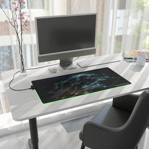 LED GAME PAD FUTURE PARK CITY NIGHTSCAPE - LED GAMING PRO PAD "Embrace the Dark Side with Our Ski Fantasy LED Gaming Mouse Pad! Rule the Digital Slopes with Precision and LED Brilliance. Your Victory Awaits - Seize it Now!"