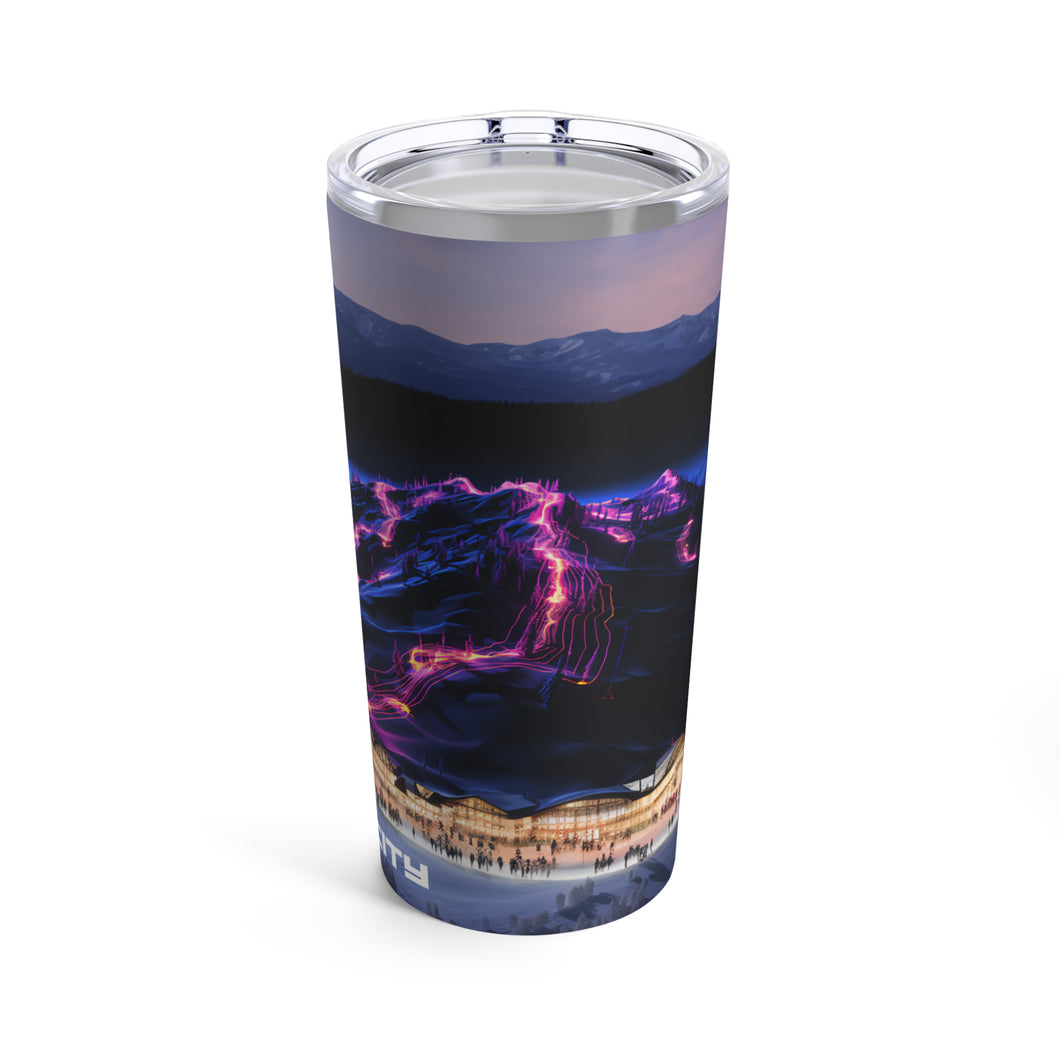PARK CITY MOUNTAIN REALITY Perfect Tumbler : Unlock Daily Inspiration with a Park City Mountain Ski Original Tumbler - Mountain Art, Hot & Cold, Eco-Friendly, Office & Travel Use - Elevate Your Life!