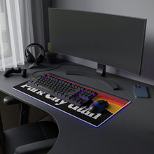 PARK CITY ALPENGLOW DELUXE Ski Fantasy LED Gaming Mouse Pad. Rule the Digital Slopes with Precision and LED Brilliance. Perfect Gamer Gift, Victory Awaits!