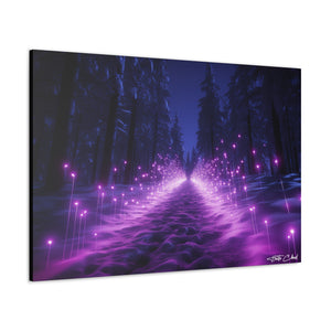 FUTURE PARK CITY ART GATEWAY Original Inter-dimensional mountain ART by Haute Cloud – a mesmerizing blend of nature & mountain fantasy on Canvas Gallery in our Dreamscape Collection