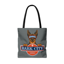 BARK CITY Sam Eco Friendly Shopping Tote Bag Ski Patrol Dog Doodle Park City Utah