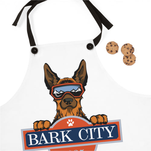BARK CITY CHEF APRON PARK CITY❤️ROCKY Chef's Apron Cuisine Gourmande