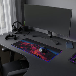 FUTURE PARK CITY ALUME - LED GAMING PRO PAD "Embrace the Dark Side with Our Ski Fantasy LED Gaming Mouse Pad! Rule the Digital Slopes with Precision and LED Brilliance. Your Victory Awaits - Seize it Now!"LED Gaming Mouse Pad