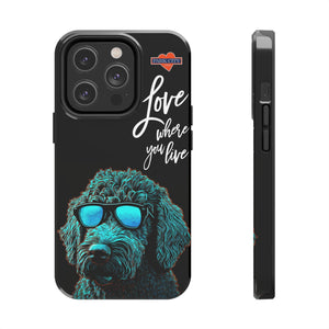 BARK CITY LOVE WHERE YOU LIVE Doodle Max Park City Dog Town Utah Iphone Protective Iphone Case