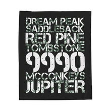 9990 JUPITER PARK CITY CHAIR ENVY Ski Dreaming Velveteen Plush Blanket