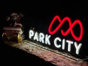 PARK CITY UTAH LED "NEON" DISPLAY SIGN Miniature
