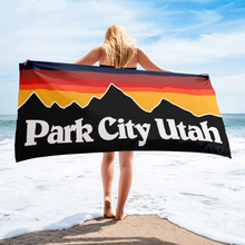 PARK CITY UTAH ALPENGLOW Mountain Life Print Towel
