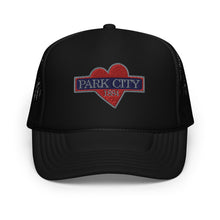 PARK CITY LOVE WHERE YOU LIVE Mountain Town Ski Love Foam Trucker Hat