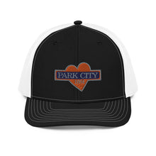 PARK CITY LOVE WHERE YOU LIVE Heart Ski Ride Live Snapback Trucker Hat