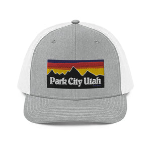 PC⚡BC PARK CITY ALPENGLOW Mountain Ski Utah Snowboard Unisexy Trucker Cap Hat