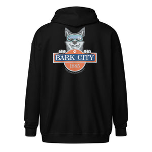 PARK CITY BARK CITY SKI PATROL HUSKY Unisex Cozy Warm heavy blend zip hoodie