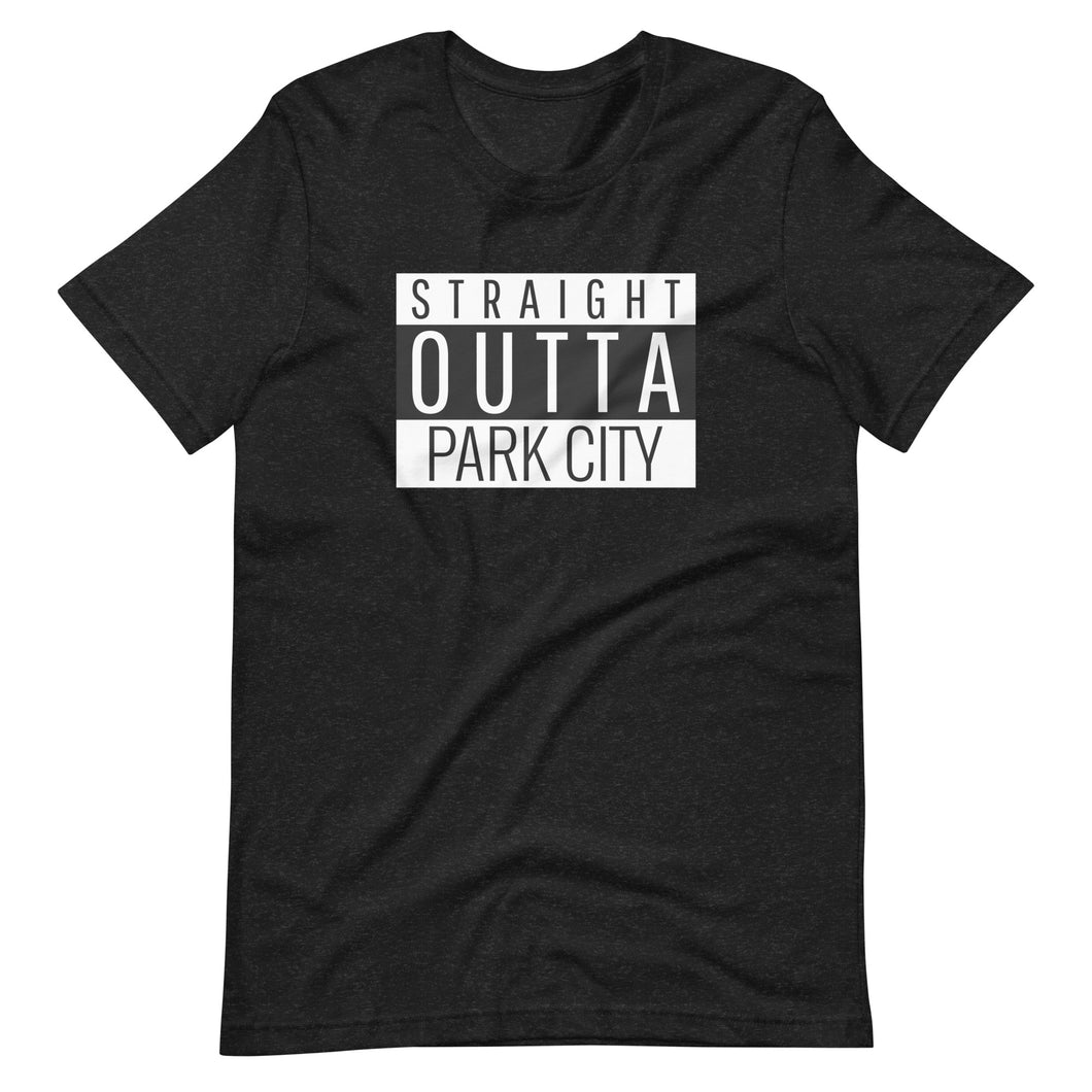 PC⚡BC STRAIGHT OUTTA PARK CITY Unisexy t-shirt