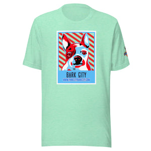 PARK CITY BARK CITY ART DECO DOG Unisexy t-shirt