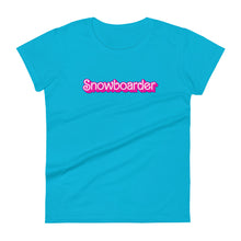 PARK CITY BARBIE SNOWBOARDER Bitchen Style Women's short sleeve t-shirt