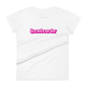 PARK CITY BARBIE SNOWBOARDER Bitchen Style Women's short sleeve t-shirt