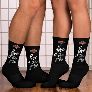 PARK CITY💖LOVE WHERE YOU LIVE... Premium "Sockie" Socks Cozy Warm Snuggle Toes