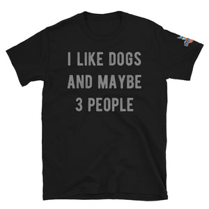 PC❤️BC BARK CITY LIKES DOGS MORE...Short-Sleeve Unisexy T-Shirt