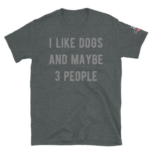 PC❤️BC BARK CITY LIKES DOGS MORE...Short-Sleeve Unisexy T-Shirt