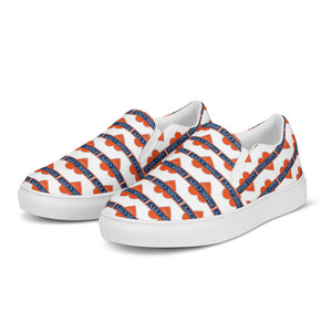 PC❤️BC LOVE WHERE YOU LIVE Pattern Women’s slip-on canvas shoes